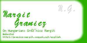 margit granicz business card